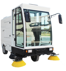 TS-20DT全封閉駕駛式電動單桶掃地車